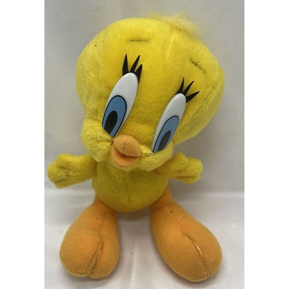 Vintage Tweety Bird Plush ~6" Looney Tunes Ace Play-By-Play Warner Brothers 1997 - Picture 5 of 10